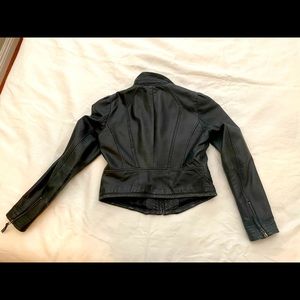 Zara leather jacket! Black